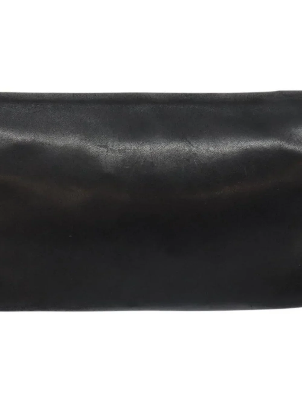 CHANEL COCO Mark Chain Shoulder Bag Lamb Skin Vintage Black CC Auth 146795